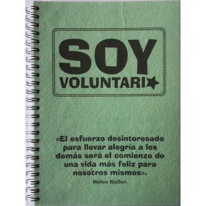 Cuaderno “Soy voluntario”