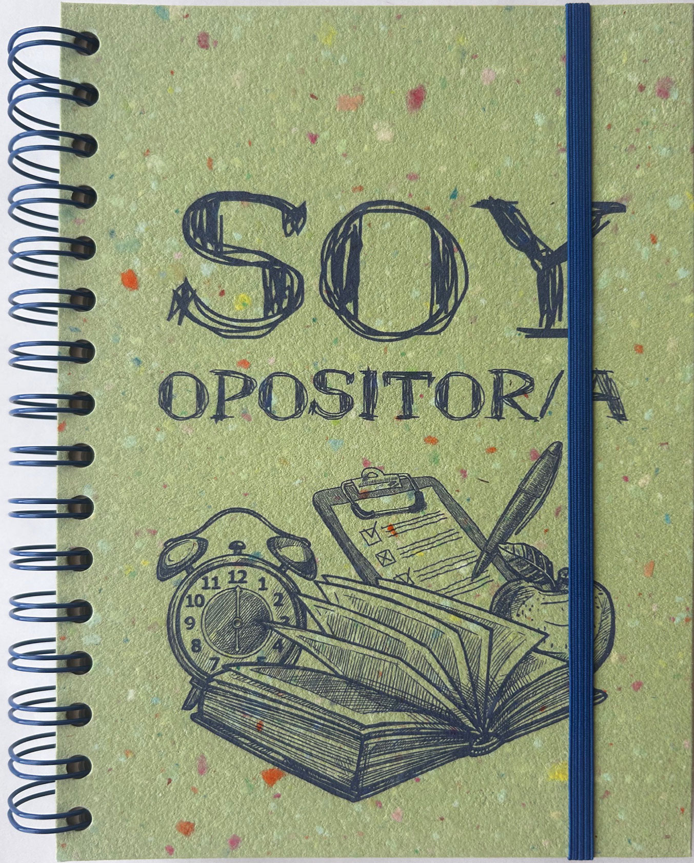Cuaderno grueso "Soy opositor@" pintas