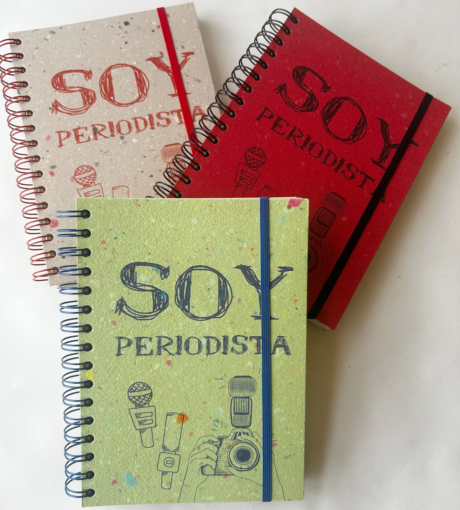 Cuaderno grueso "Soy periodista"